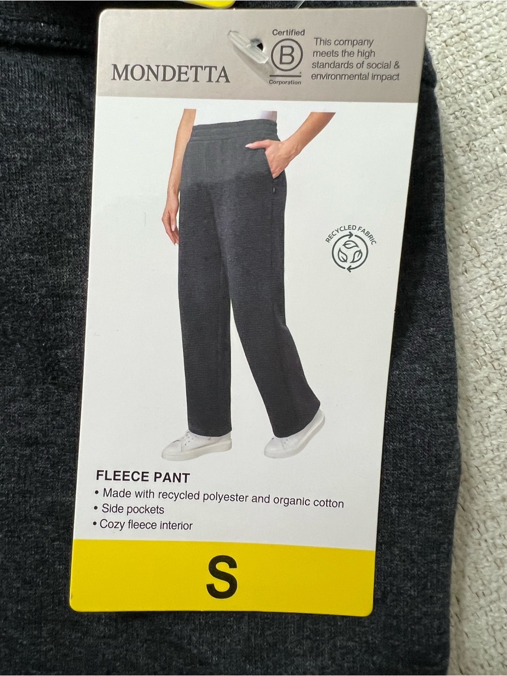 Mondetta Straight-Leg Fleece Pants - Black

#2